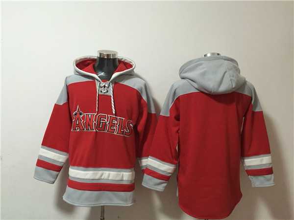 Los Angeles Angels Blank Red Ageless Must-Have Lace-Up Pullover Hoodie,We sell and wholesale Los Angeles Angels Blank Red Ageless Must-Have Lace-Up Pullover Hoodie on line form chian!
